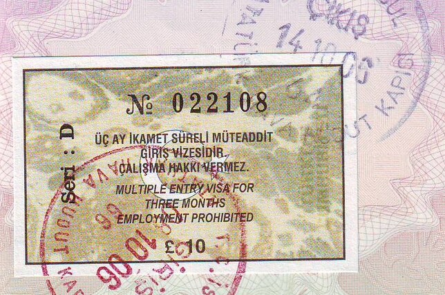 Visa of Turkey
