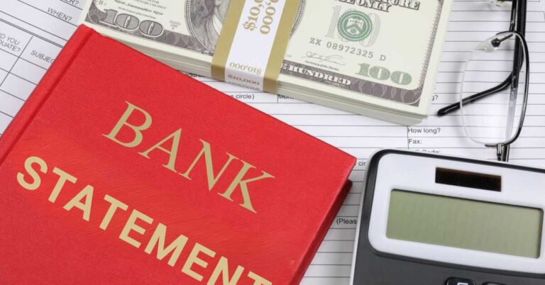 strong bank statement